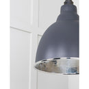 From The Anvil - Hammered Nickel Brindley Cluster Pendant in Slate - Hammered Nickel  - 49740SSL - Choice Handles