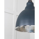 From The Anvil - Hammered Nickel Brindley Cluster Pendant in Soot - Hammered Nickel  - 49740SSO - Choice Handles