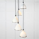 From The Anvil - Hammered Nickel Brindley Cluster Pendant in Teasel - Hammered Nickel  - 49740STE - Choice Handles