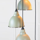 From The Anvil - Hammered Nickel Brindley Cluster Pendant in Tump - Hammered Nickel  - 49740STU - Choice Handles