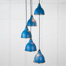 From The Anvil - Hammered Nickel Brindley Cluster Pendant in Upstream - Hammered Nickel  - 49740SU - Choice Handles