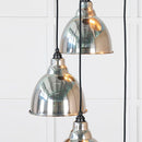 From The Anvil - Hammered Nickel Brindley Cluster Pendant - Hammered Nickel  - 49740 - Choice Handles
