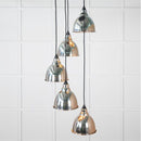 From The Anvil - Hammered Nickel Brindley Cluster Pendant - Hammered Nickel  - 49740 - Choice Handles