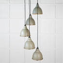 From The Anvil - Hammered Brass Brindley Cluster Pendant in Upstream - Hammered Brass  - 49741SU - Choice Handles
