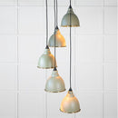 From The Anvil - Hammered Brass Brindley Cluster Pendant in Tump - Hammered Brass  - 49741STU - Choice Handles