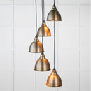 From The Anvil - Aged Brass Brindley Cluster Pendant - Aged Brass  - 49742 - Choice Handles