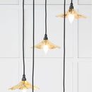 From The Anvil - Smooth Brass Flora Cluster Pendant - Smooth Brass  - 49745 - Choice Handles