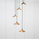 From The Anvil - Aged Brass Flora Cluster Pendant - Aged Brass  - 49746 - Choice Handles