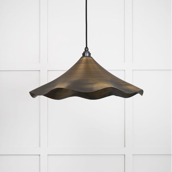From The Anvil - Aged Brass Flora Pendant - Aged Brass  - 49747 - Choice Handles