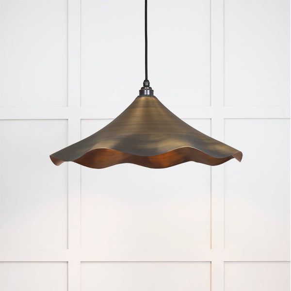From The Anvil - Aged Brass Flora Pendant - Aged Brass  - 49747 - Choice Handles