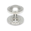 From The Anvil - Art Deco Centre Door Knob - Polished Marine SS (316) - 49807 - Choice Handles