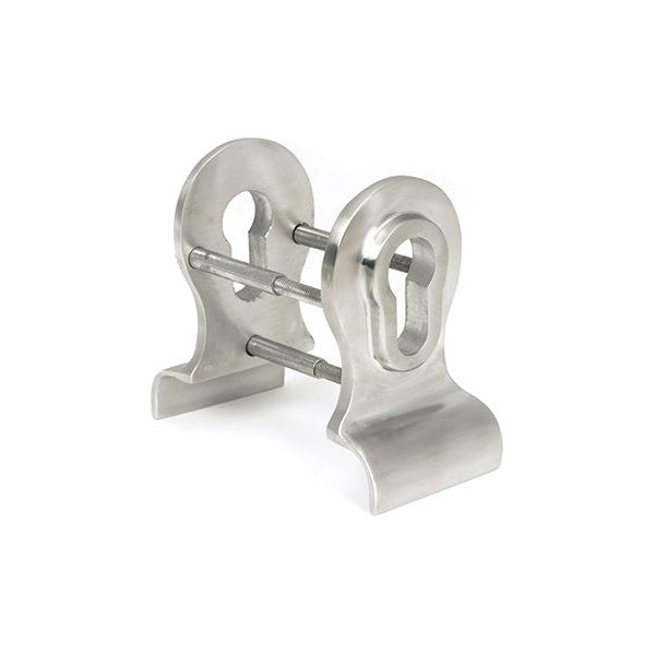 From The Anvil - 50mm Euro Door Pull (Back to Back fixings) - Satin Marine SS (316) - 49812 - Choice Handles