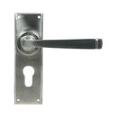 From The Anvil - Avon Lever Euro Lock Set - Satin Marine SS (316) - 49830 - Choice Handles
