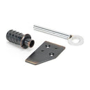 From The Anvil - Aged Bronze Key-Flush Sash Stop - Aged Bronze  - 49916 - Choice Handles