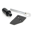 From The Anvil - Black Key-Flush Sash Stop - Black  - 49918 - Choice Handles