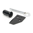 From The Anvil - Black Key-Flush Sash Stop - Black  - 49918 - Choice Handles