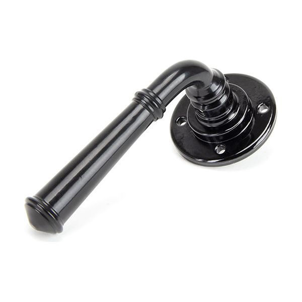 From The Anvil - Lever on Rose Set - Unsprung - Black - 50097 - Choice Handles