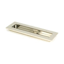 From The Anvil - 175mm Plain Rectangular Pull - Polished Nickel - 50154 - Choice Handles