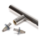 From The Anvil - 0.6m T Bar Handle Secret Fix 32mm Diameter - Polished Marine SS (316) - 50239 - Choice Handles