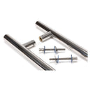 From The Anvil - 0.6m T Bar Handle B2B Fix 32mm Diameter - Polished Marine SS (316) - 50241 - Choice Handles