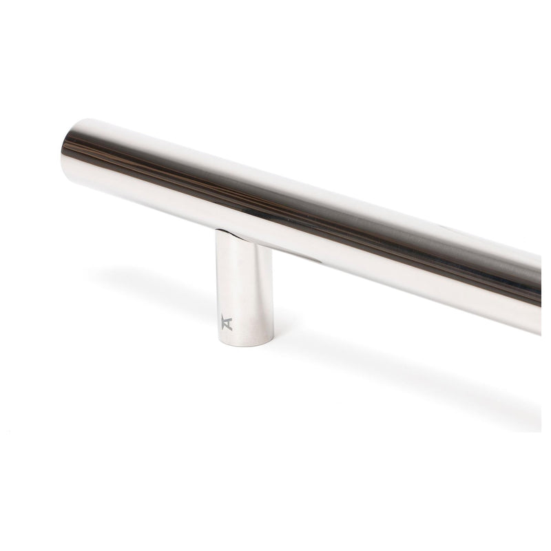 From The Anvil - 0.9m T Bar Handle Bolt Fix 32mm Diameter - Polished Marine SS (316) - 50243 - Choice Handles