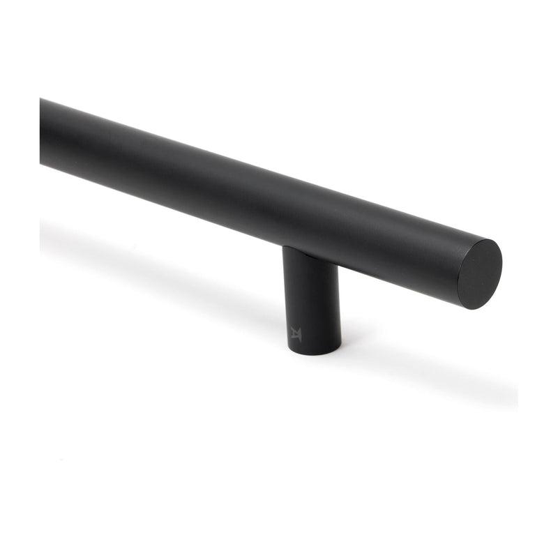 From The Anvil - 0.9m T Bar Handle Bolt Fix 32mm Diameter - Matt Black - 50258 - Choice Handles