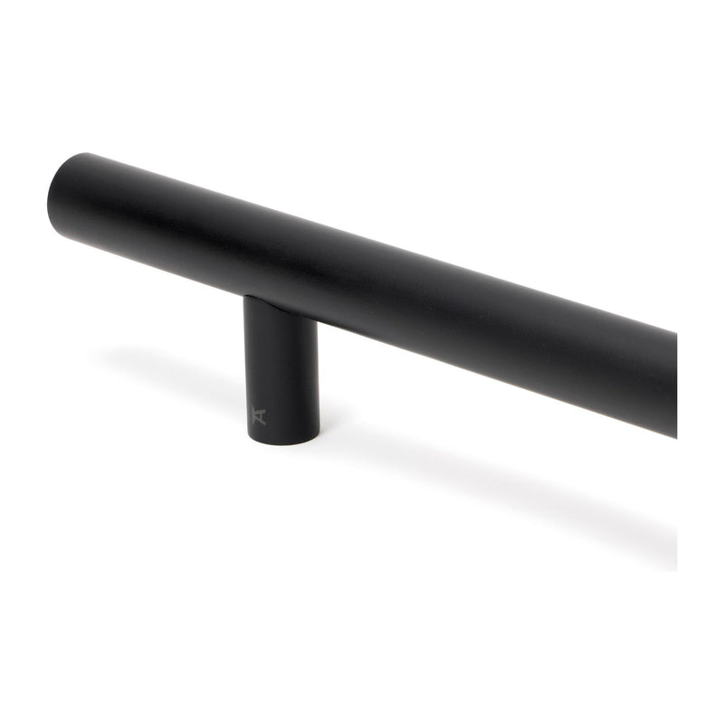 From The Anvil - 0.9m T Bar Handle Bolt Fix 32mm Diameter - Matt Black - 50258 - Choice Handles