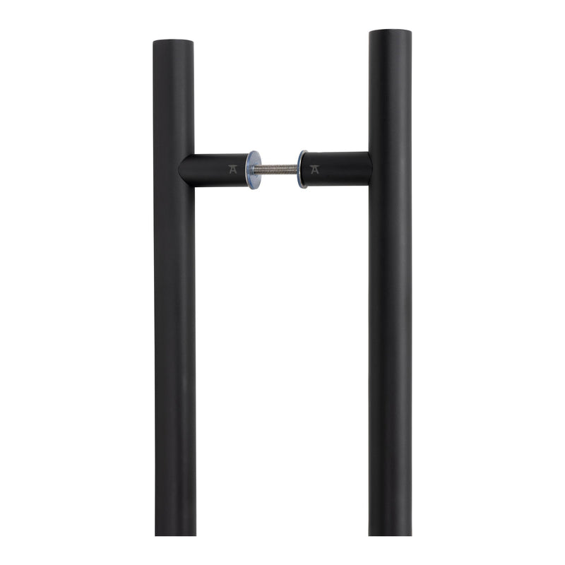 From The Anvil - 0.9m T Bar Handle B2B Fix 32mm Diameter - Matt Black - 50259 - Choice Handles