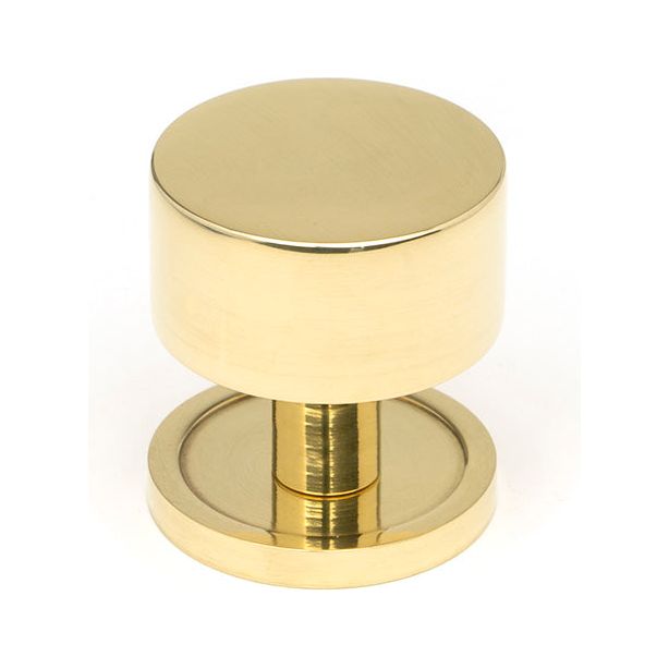 From The Anvil - Kelso Cabinet Knob - 32mm (Plain) - Polished Brass - 50295 - Choice Handles