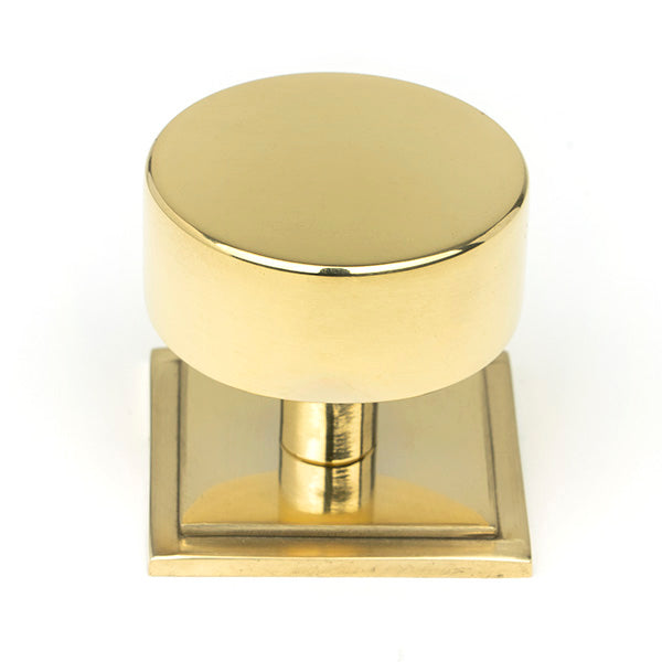 From The Anvil - Kelso Cabinet Knob - 38mm (Square) - Polished Brass - 50300