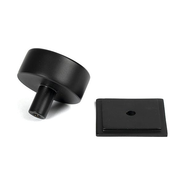 From The Anvil - Kelso Cabinet Knob - 38mm (Square) - Matt Black - 50345