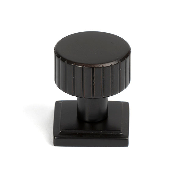 From The Anvil - Judd Cabinet Knob - 25mm (Square) - Aged Bronze - 50450
