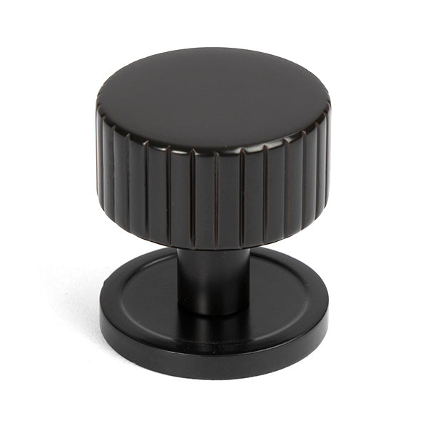 From The Anvil - Judd Cabinet Knob - 32mm (Plain) - Aged Bronze - 50451 - Choice Handles