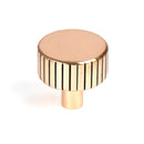 From The Anvil - Judd Cabinet Knob - 32mm (No rose) - Polished Bronze - 50476 - Choice Handles