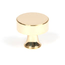 From The Anvil - Scully Cabinet Knob - 38mm - Polished Brass - 50486 - Choice Handles