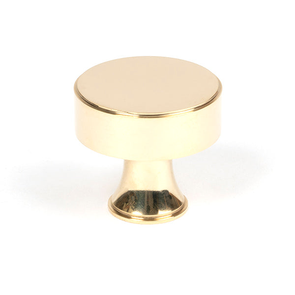 From The Anvil - Scully Cabinet Knob - 38mm - Polished Brass - 50486 - Choice Handles