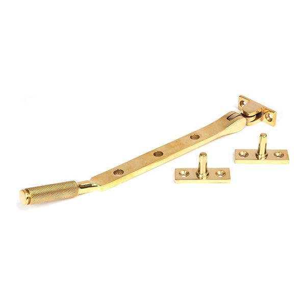 From The Anvil - 8" Brompton Stay - Polished Brass - 50615 - Choice Handles