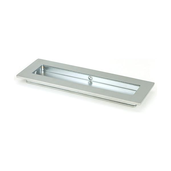 From The Anvil - 175mm Plain Rectangular Pull - Satin Chrome - 50638 - Choice Handles