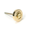 From The Anvil - Round Thumbturn Set (Plain) - Polished Brass - 50750 - Choice Handles