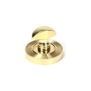 From The Anvil - Round Thumbturn Set (Beehive) - Polished Brass - 50752 - Choice Handles