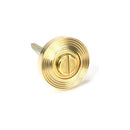 From The Anvil - Round Thumbturn Set (Beehive) - Polished Brass - 50752 - Choice Handles