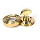 From The Anvil - Round Thumbturn Set (Beehive) - Polished Brass - 50752 - Choice Handles
