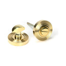 From The Anvil - Round Thumbturn Set (Beehive) - Polished Brass - 50752 - Choice Handles