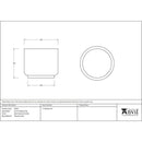 From The Anvil - Satin Marine SS (316) 12.5cm Newlyn Pot - Satin Marine SS (316)  - 50764 - Choice Handles