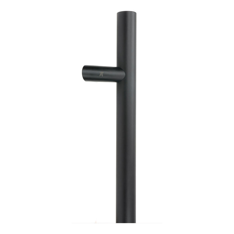 From The Anvil - 0.6m Offset T Bar Handle Bolt Fix 32mm Diameter - Matt Black - 50786 - Choice Handles