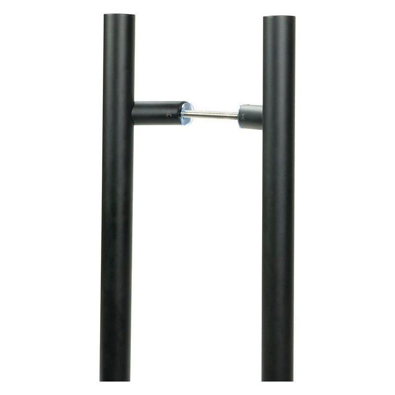 From The Anvil - 0.6m Offset T Bar Handle B2B 32mm Diameter - Matt Black - 50787 - Choice Handles