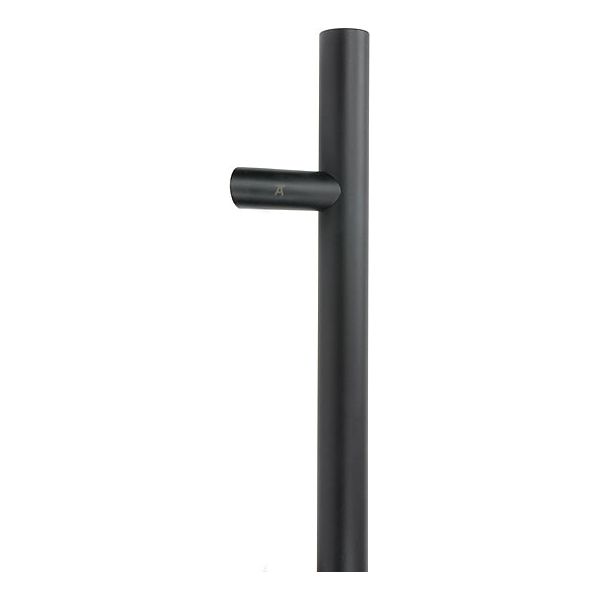 From The Anvil - 0.9m Offset T Bar Handle Secret Fix 32mm Diameter - Matt Black - 50788 - Choice Handles
