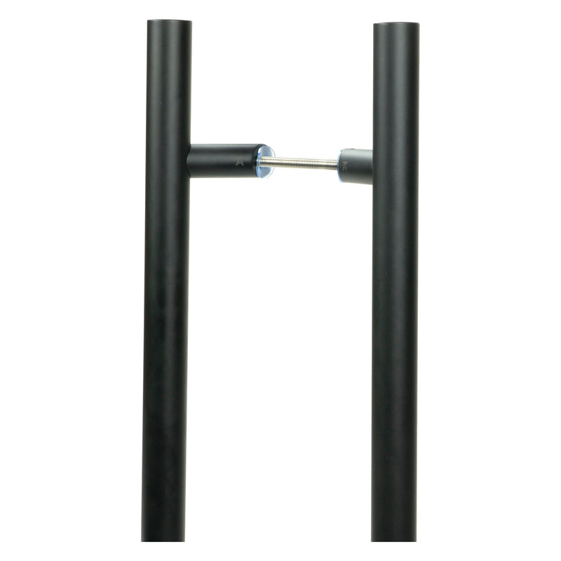 From The Anvil - 0.9m Offset T Bar Handle B2B 32mm Diameter - Matt Black - 50790 - Choice Handles