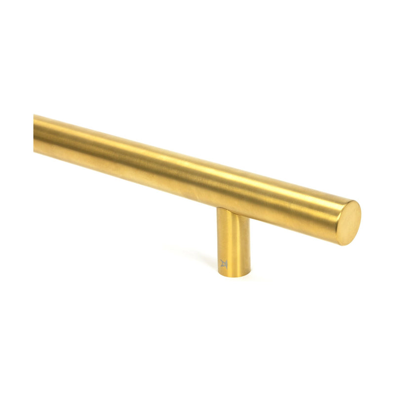 From The Anvil - 0.6m T Bar Handle Bolt Fix 32mm Diameter - Aged Brass - 50801 - Choice Handles