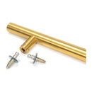 From The Anvil - 0.9m T Bar Handle Secret Fix 32mm Diameter - Aged Brass - 50803 - Choice Handles
